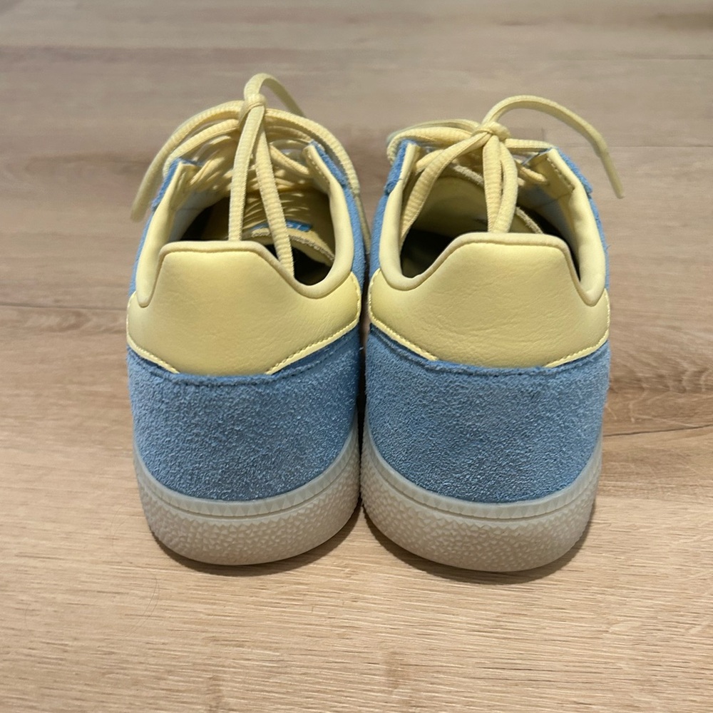 Adidas Handball Spezial Light Blue/Yellow with Yellow Laces Men’s 7.5/Womens 8.5 - Picture 4 of 14
